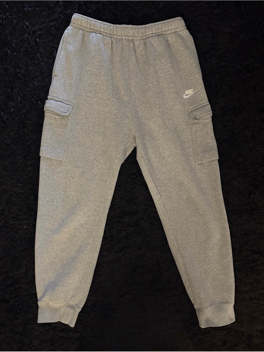Nike Gray Cargo Sweatpants - Comfort Fit